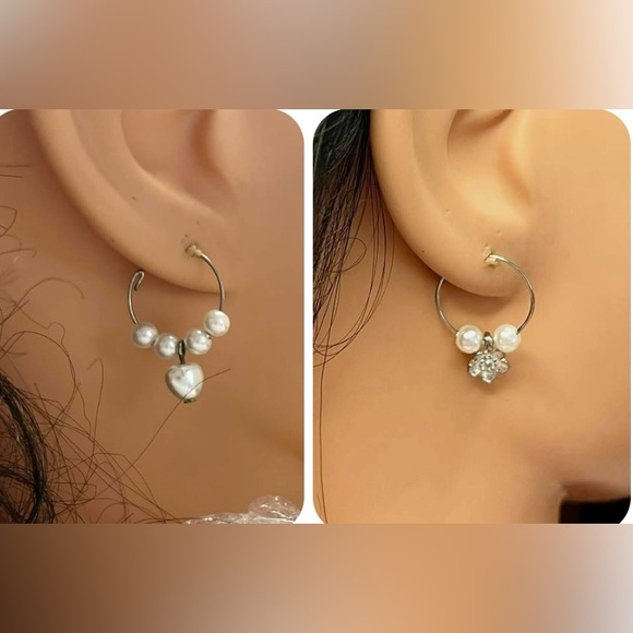 Jewelry lot, (GUC) 10 pc silver tone faux pearl - jewelry - Picture 15 of 17